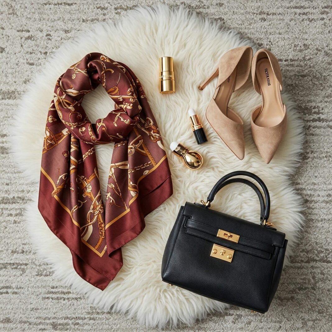 Expensive look fashion flat lay Expensive look fashion flat lay