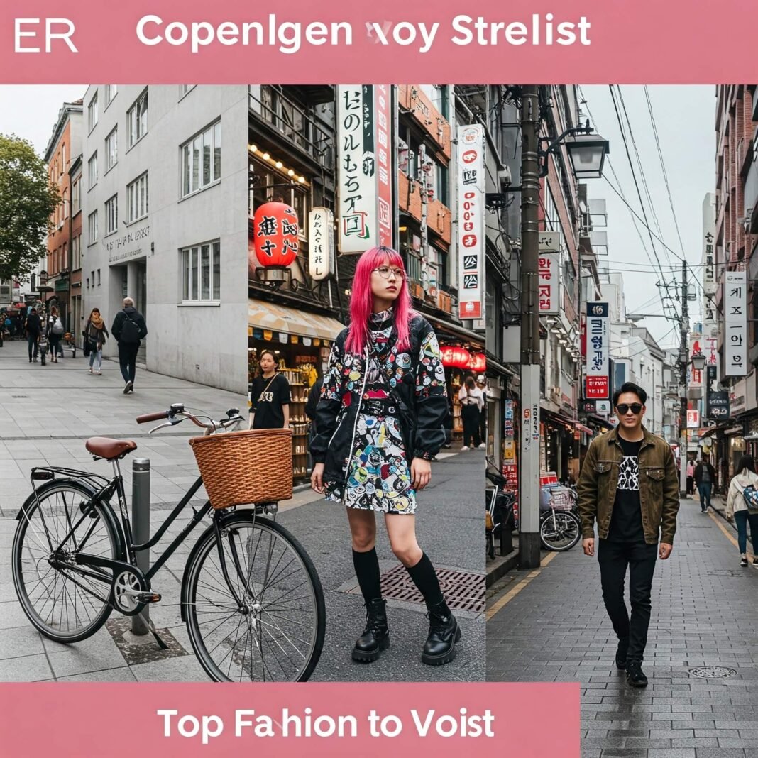 Top Fashion Cities Collage Top Fashion Cities Collage