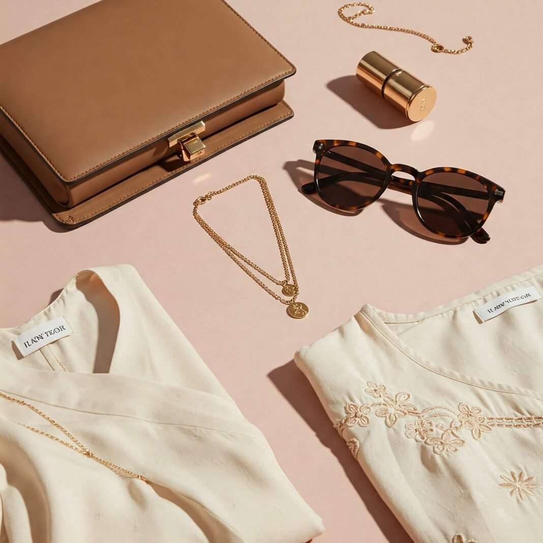 Stylish Fashion Flat Lay Stylish Fashion Flat Lay