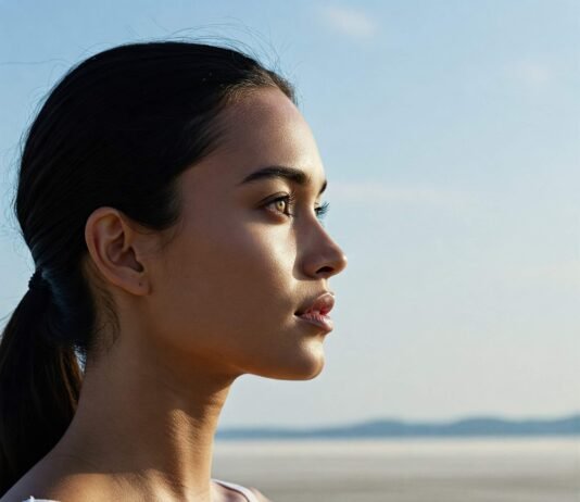 Why Daily Affirmations for Women Save My Chaotic Mornings Confident woman gazing at horizon.