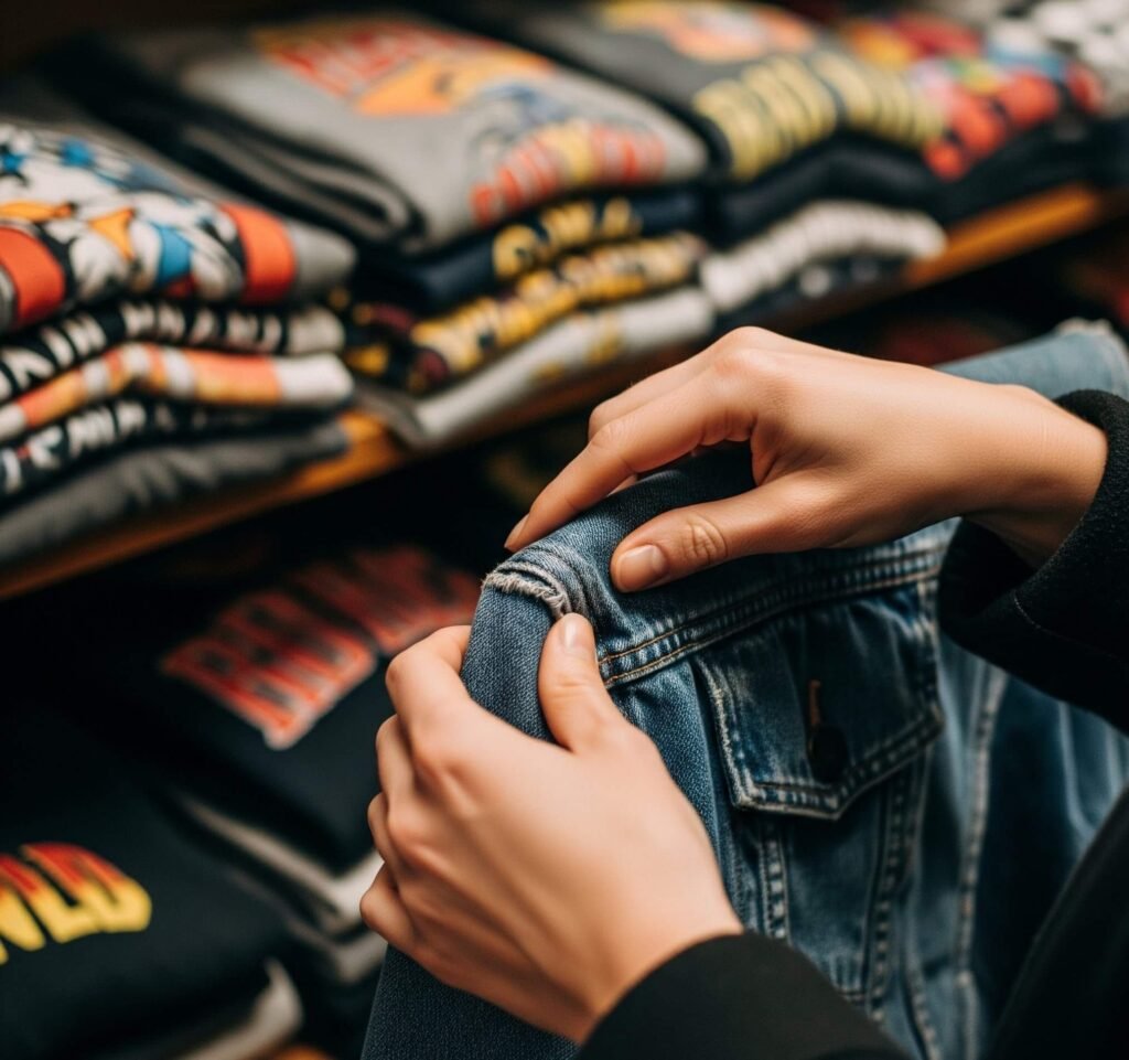 Thrift Store Fashion: Finding a Vintage Denim Jacket
