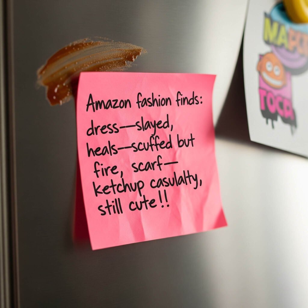 Fridge Sticky Note - Amazon Fashion Finds