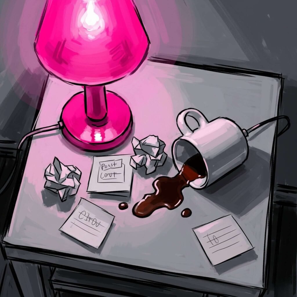 Chaotic Desk Lamp