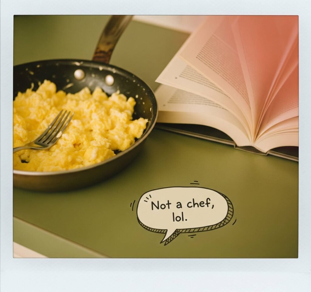 Eggscellent Reading: Vintage Polaroid Style
