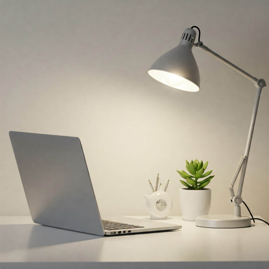 Minimalist desk setup