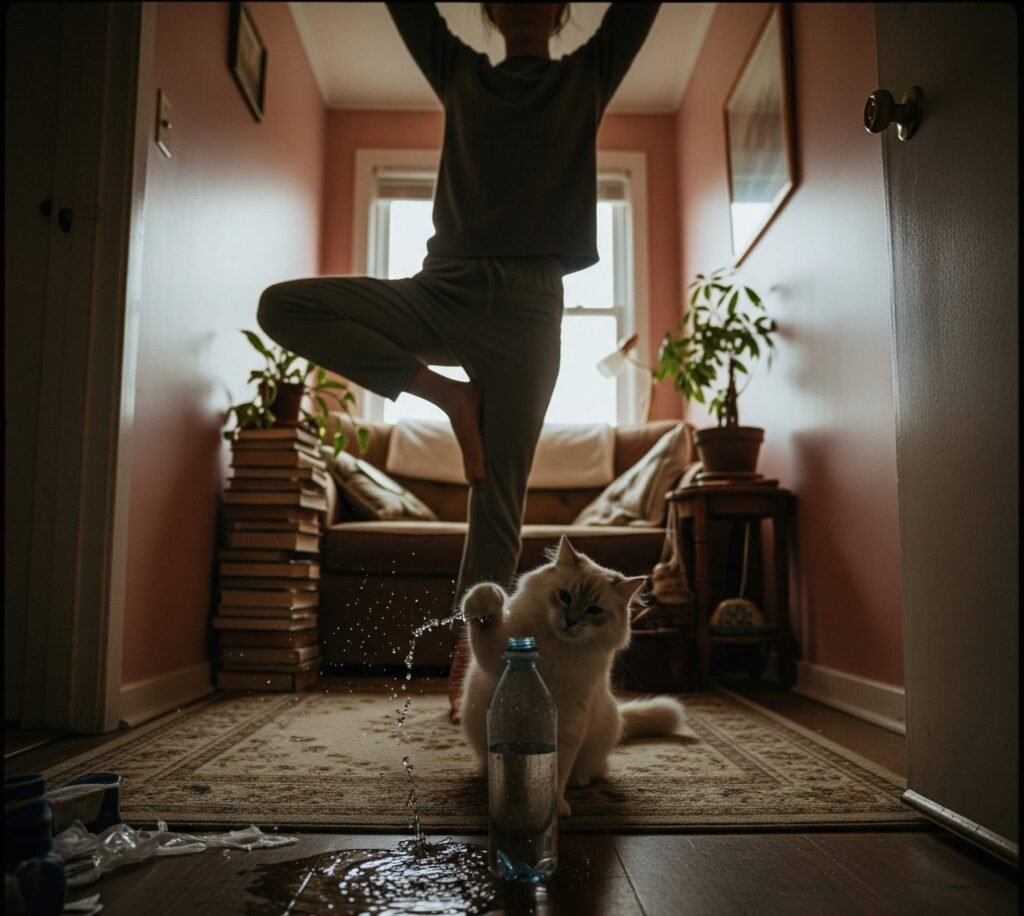Chaotic Yoga with Cat