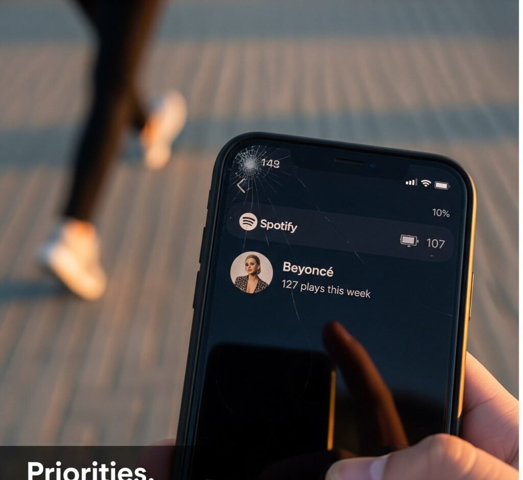 Beyoncé Spotify Low Battery Priorities