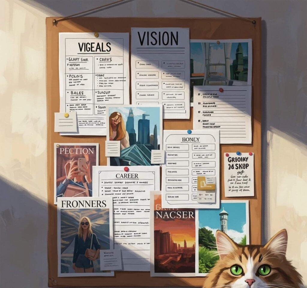 Creating a Vision Board: Digital Painting with Cat