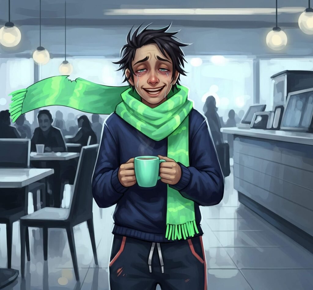Bitter Sweet Travel: Impressionistic Airport Cafe Painting