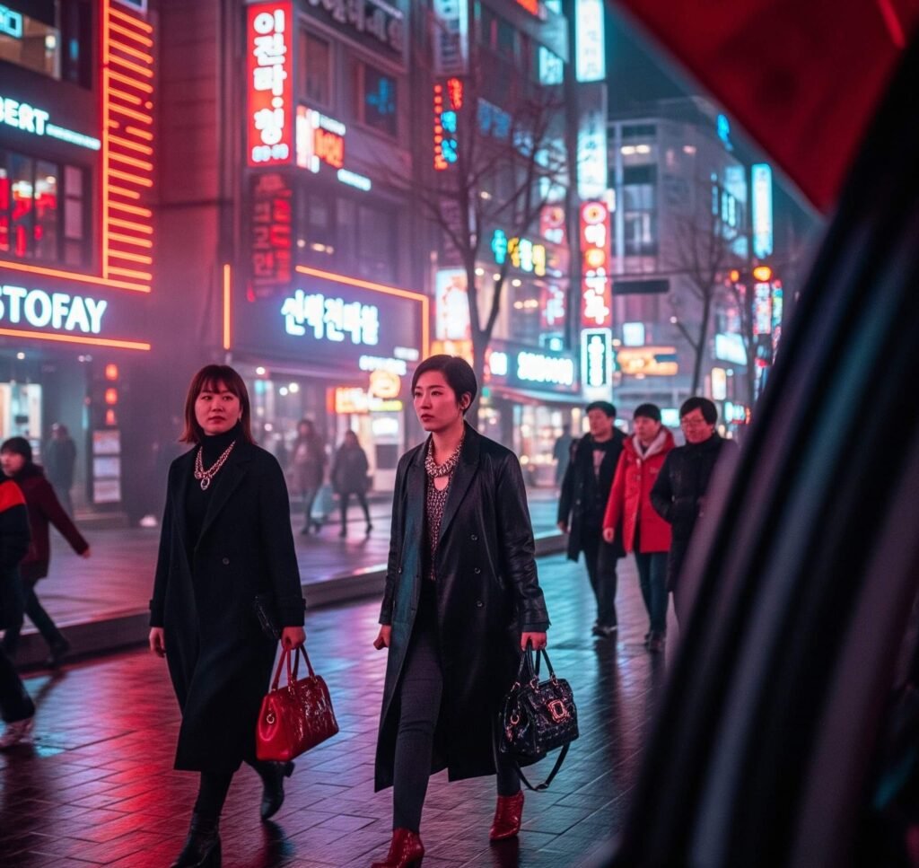 Seoul Nightlife in a Taxi