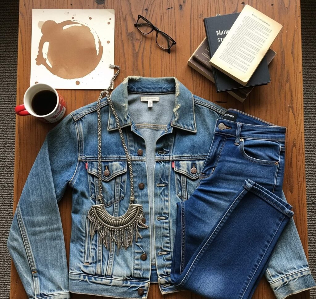 Thrifted Outfit Flat Lay: A Style Guide