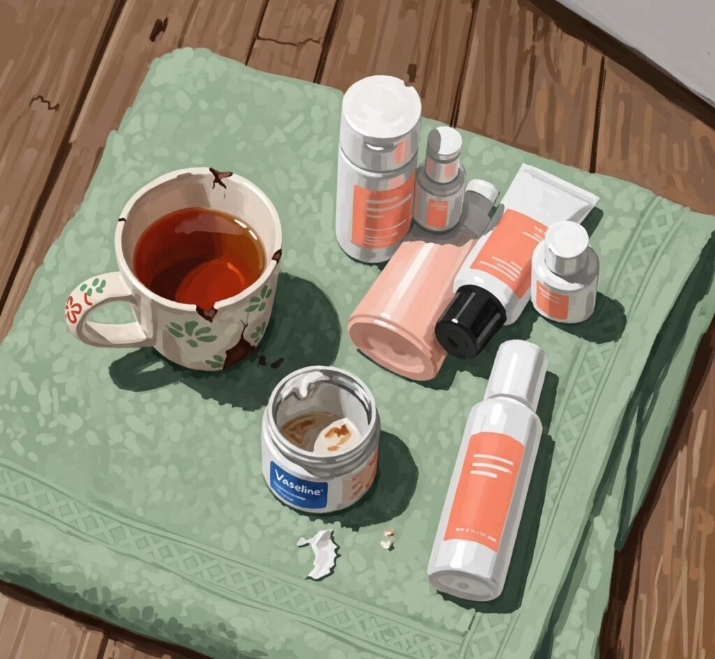 Cozy Slugging Routine with Tea and Vaseline