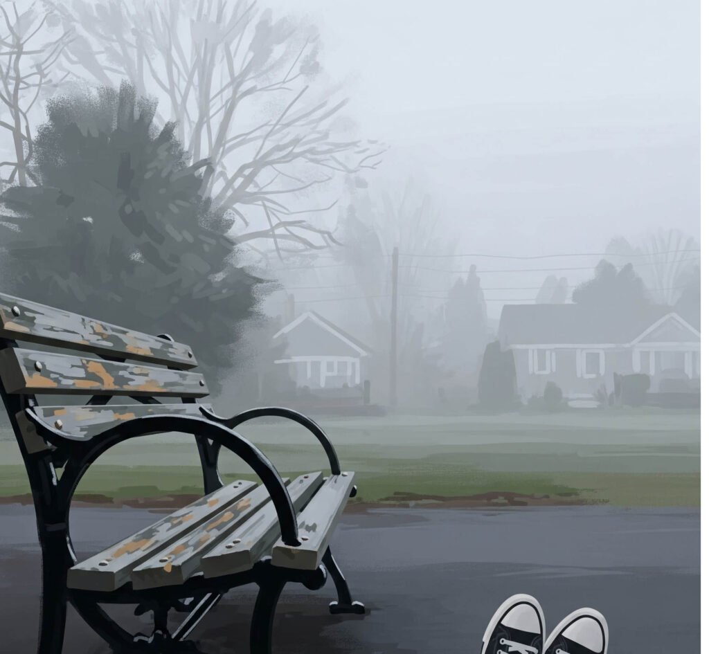 Morning Mist: Soft Life Vibes in a Suburban Park