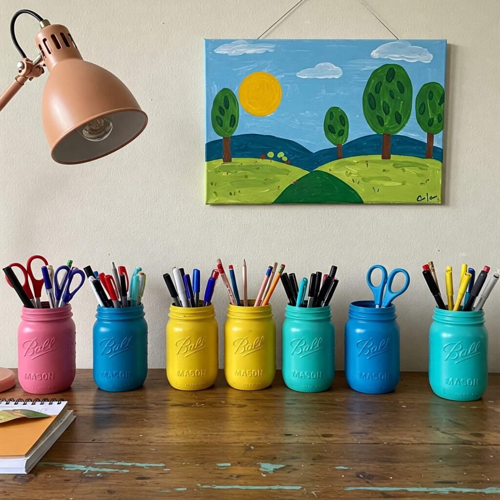 DIY desk organizer