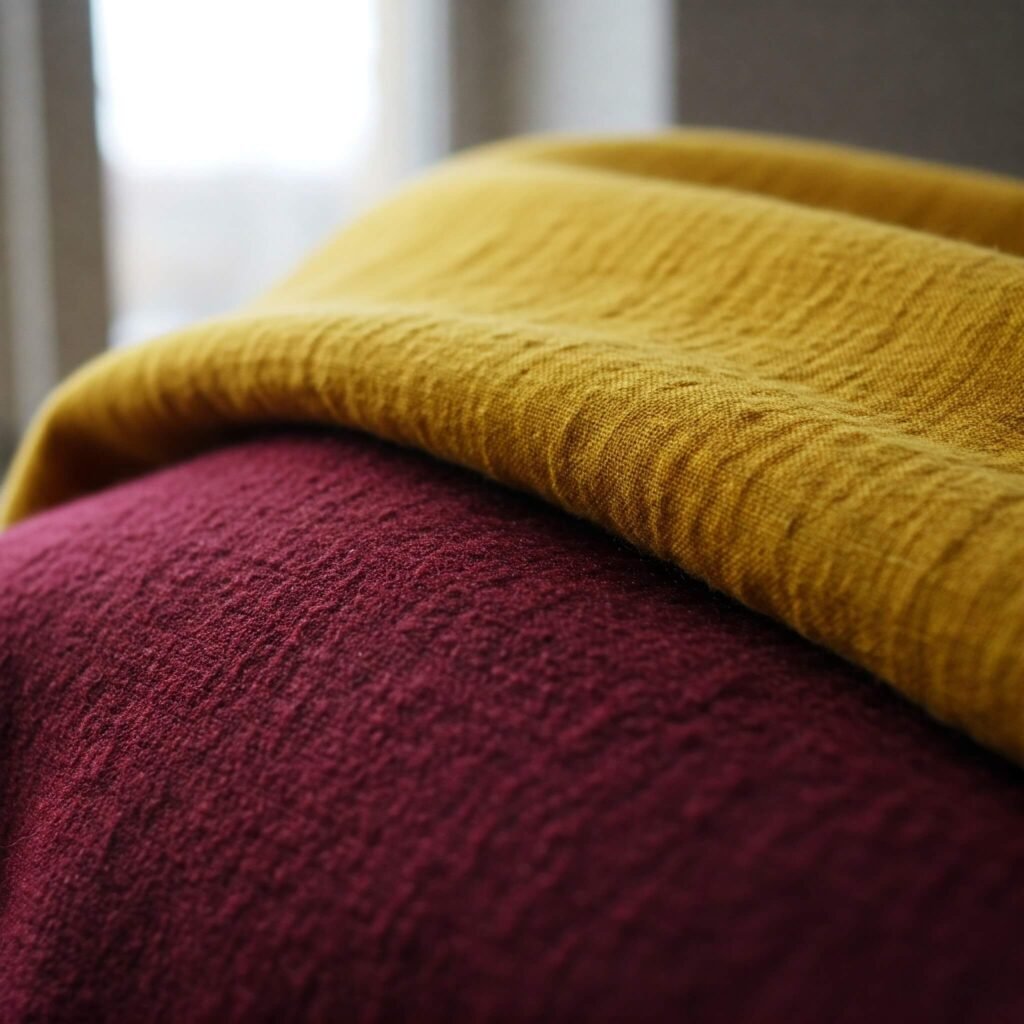 Contrasting Colors and Textures