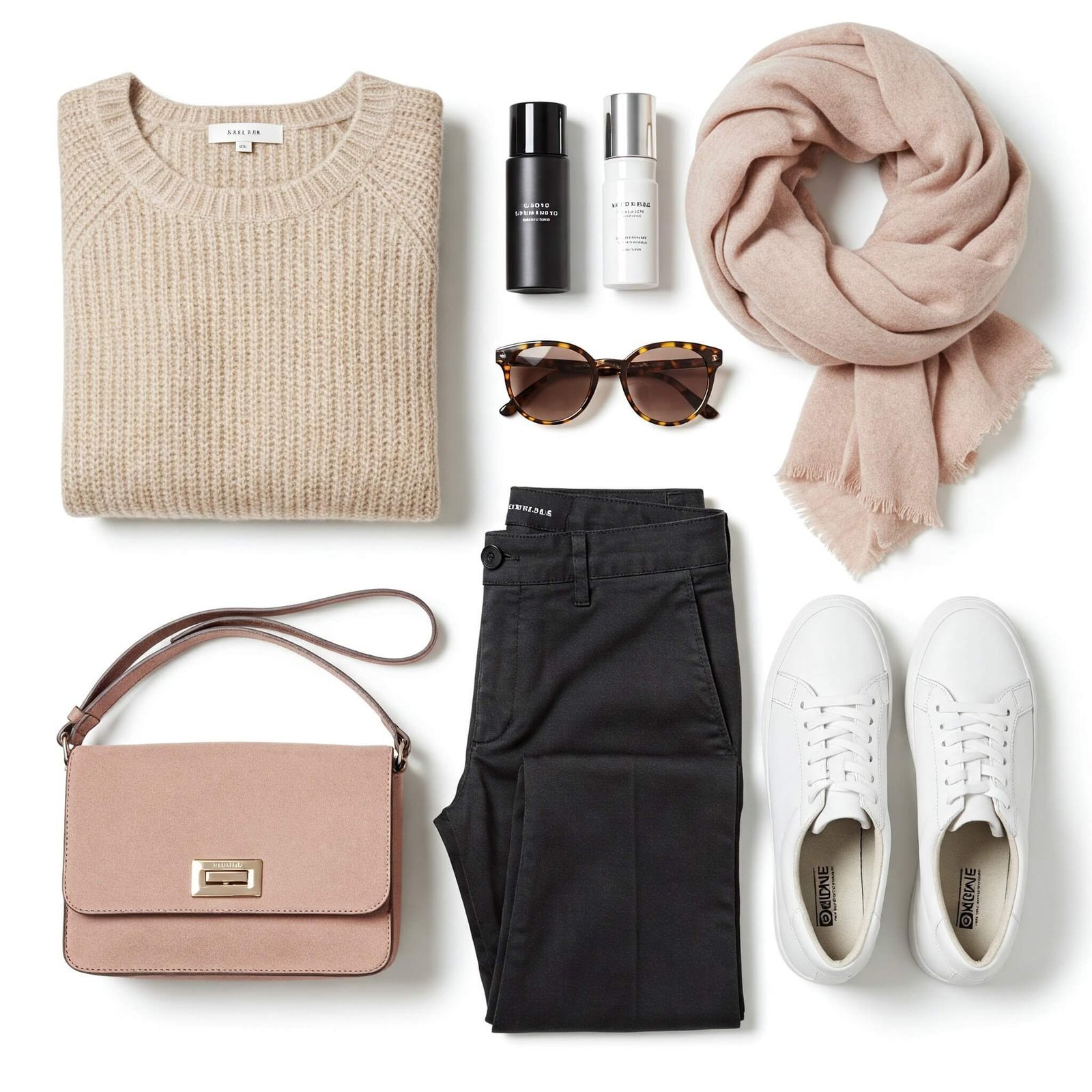 Airport Outfit Inspo: How to Look Put-Together While Traveling Airport Outfit Flat Lay