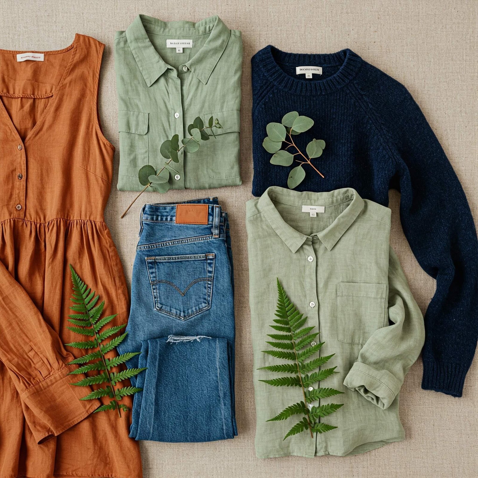 Top Eco-Friendly Fashion Brands You’ll Actually Want to Wear Eco-friendly fashion flat lay with stylish