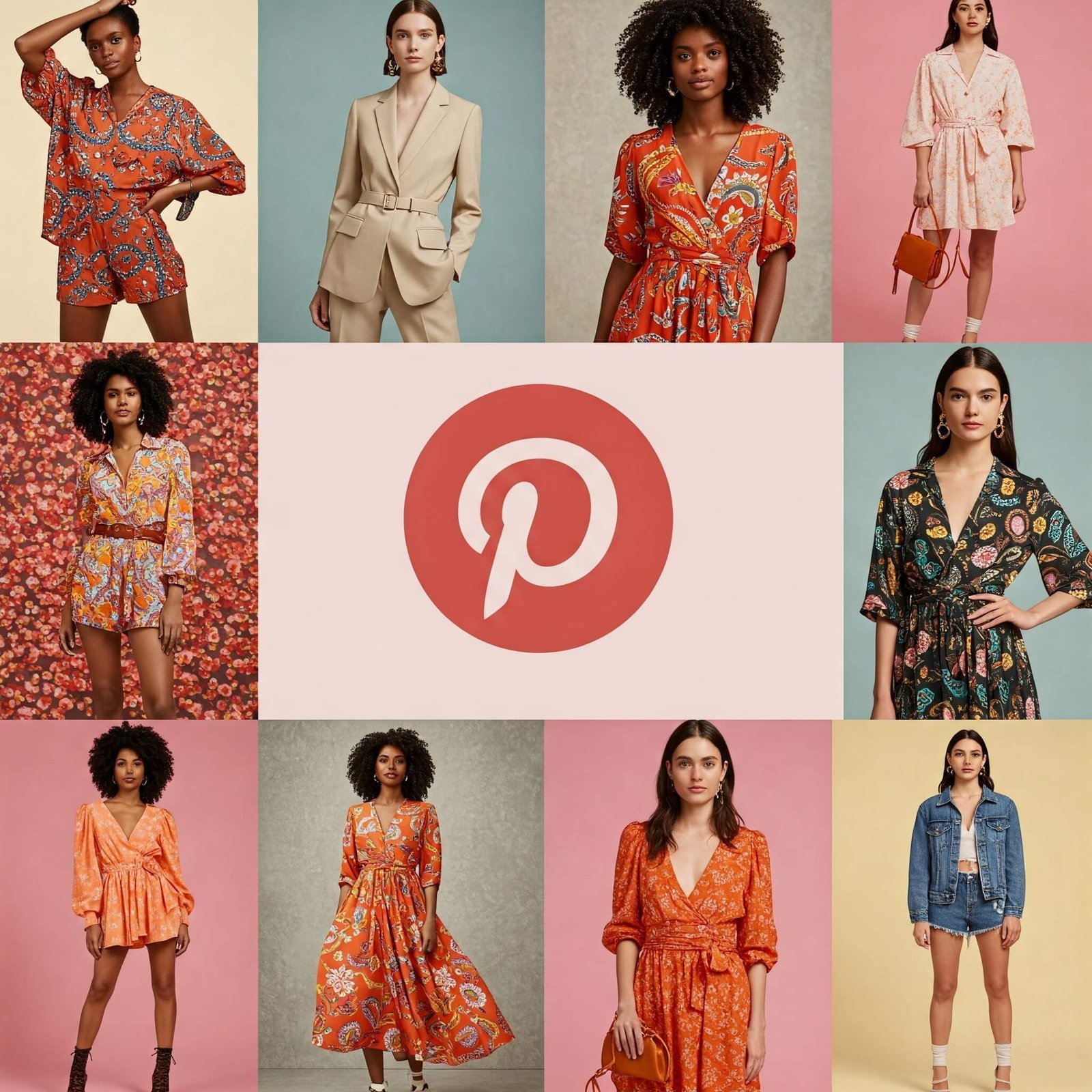 Pinterest Tips for Growing Your Fashion Audience Fast: My Messy Journ Fashion collage Pinterest