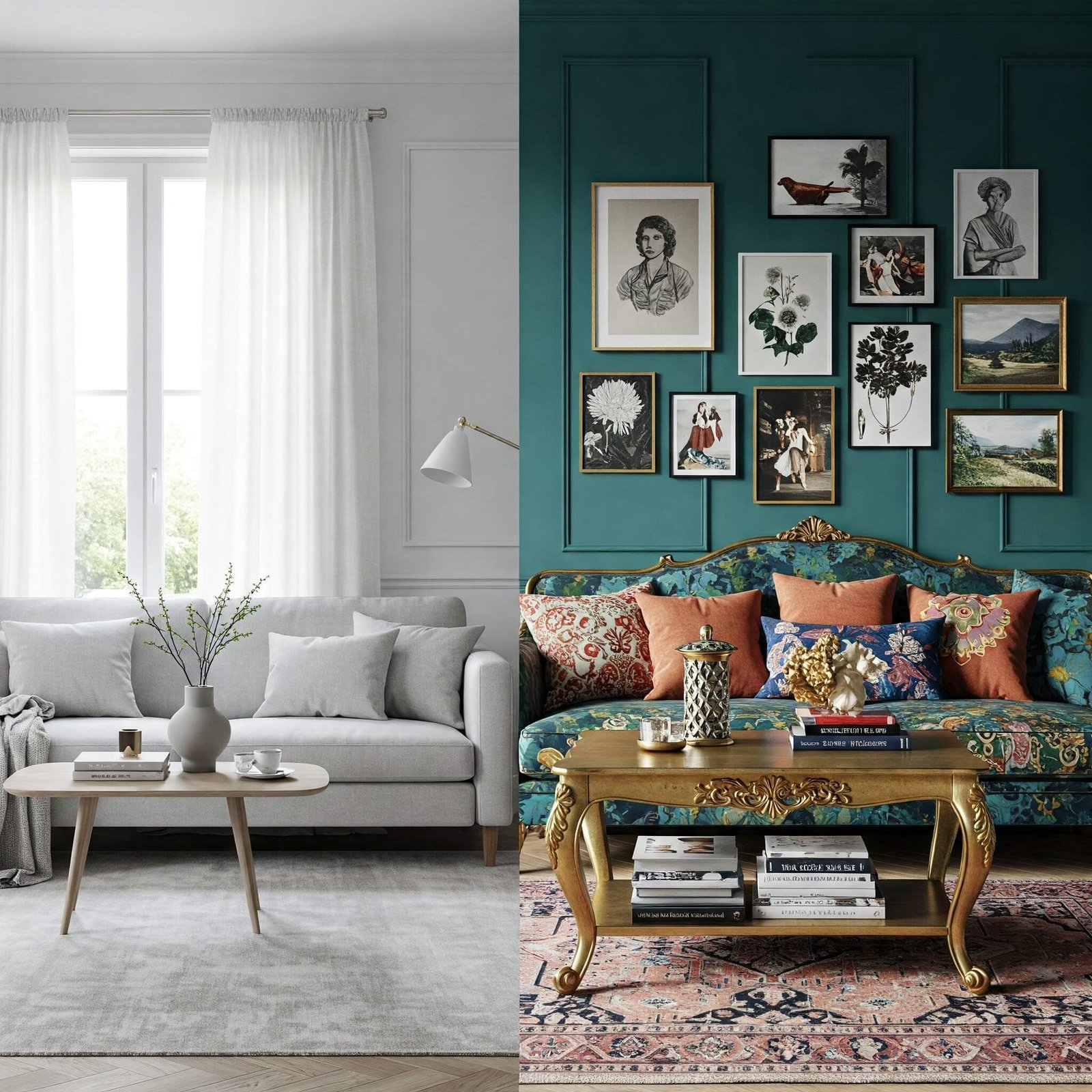 Minimalist vs Maximalist Décor: My Chaotic Take on Home Sty Minimalist vs. Maximalist Decor