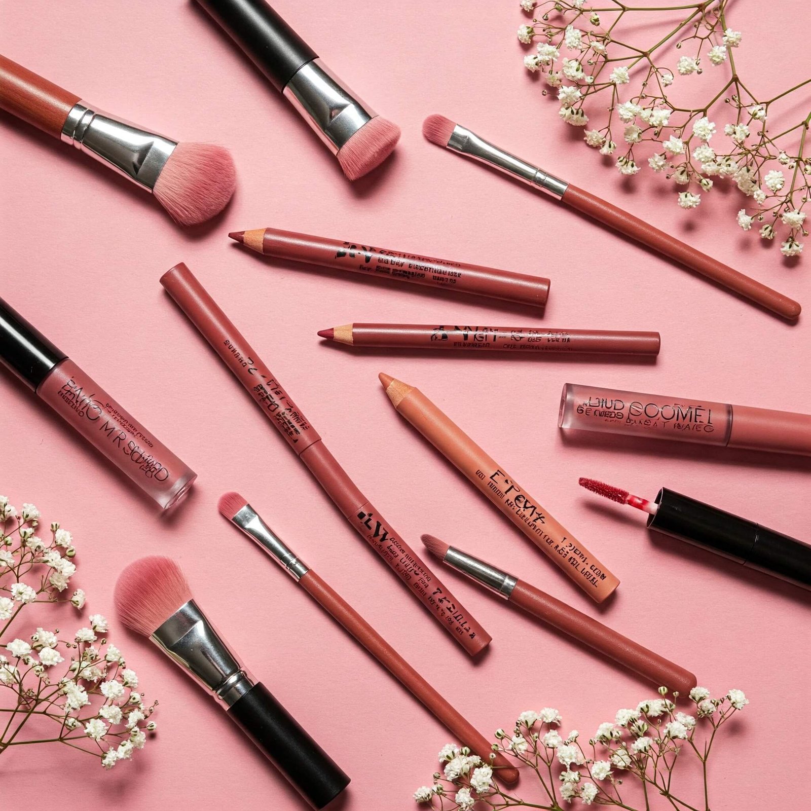 Lip Liner and Gloss Flat Lay Lip Liner and Gloss Flat Lay